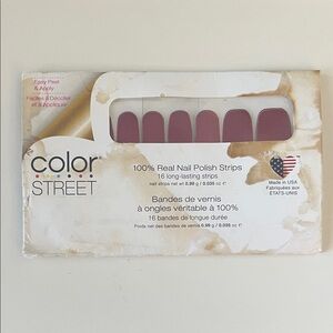 Color Street Burgundy Nail Strips